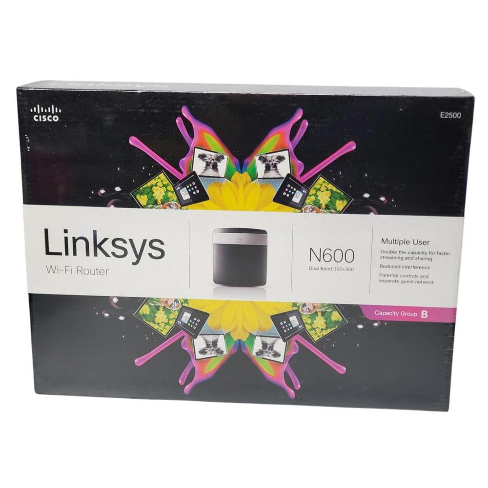 Linksys E2500 N600 Advanced High Speed Simultaneous Dual-Band Wireless-N Router
